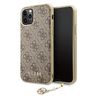 Guess GUHCN65GF4GBR iPhone 11 Pro Max6,5" brązowy/brown hard case 4G Charms Collection na NearMe.pl