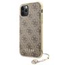 Guess GUHCN65GF4GBR iPhone 11 Pro Max6,5" brązowy/brown hard case 4G Charms Collection na NearMe.pl