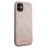 Guess GUHCN61G4GLPI iPhone 11 / Xr 6,1"różowy/pink hard case 4G Stripe Collection na NearMe.pl