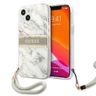 Guess GUHCP13SKMABGR iPhone 13 mini 5,4" szary/grey hardcase Marble Strap Collection na NearMe.pl