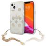 Guess GUHCP13SKSPEGO iPhone 13 mini 5,4"złoty/gold hardcase Peony Chain Collection na NearMe.pl