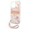 Guess GUHCP13LKMABPI iPhone 13 Pro / 136,1" różowy/pink hardcase Marble Strap Collection na NearMe.pl