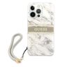 Guess GUHCP13XKMABGR iPhone 13 Pro Max6,7" szary/grey hardcase Marble Strap Collection na NearMe.pl