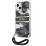 Guess GUHCP13MKCABBK iPhone 13 / 14 / 156.1" czarny/black hardcase Camo Strap Collection na NearMe.pl
