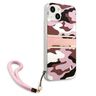 Guess GUHCP13SKCABPI iPhone 13 mini 5,4" różowy/pink hardcase Camo Strap Collection na NearMe.pl