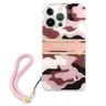 Guess GUHCP13LKCABPI iPhone 13 Pro / 136,1" różowy/pink hardcase Camo Strap Collection na NearMe.pl