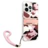Guess GUHCP13XKCABPI iPhone 13 Pro Max6,7" różowy/pink hardcase Camo Strap Collection na NearMe.pl