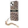 Guess GUHCP13MKBSLEO iPhone 13 / 14 / 156.1" Leopard hardcase Gold Chain na NearMe.pl