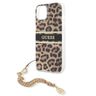 Guess GUHCP13MKBSLEO iPhone 13 / 14 / 156.1" Leopard hardcase Gold Chain na NearMe.pl