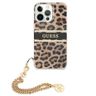 Guess GUHCP13LKBSLEO iPhone 13 Pro / 136,1" Leopard hardcase Gold Chain na NearMe.pl