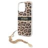 Guess GUHCP13LKBSLEO iPhone 13 Pro / 136,1" Leopard hardcase Gold Chain na NearMe.pl