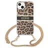 Guess GUHCP13SKBCLE iPhone 13 mini 5,4" Leopard hardcase Gold Strap na NearMe.pl