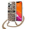 Guess GUHCP13LKBCLE iPhone 13 Pro / 136,1" Leopard hardcase Gold Strap na NearMe.pl