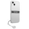 Guess GUHCP13SKB4GGR iPhone 13 mini 5,4" Transparent hardcase 4G Grey Strap Charm na NearMe.pl