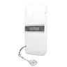 Guess GUHCP13SKB4GGR iPhone 13 mini 5,4" Transparent hardcase 4G Grey Strap Charm na NearMe.pl