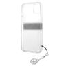 Guess GUHCP13SKB4GGR iPhone 13 mini 5,4" Transparent hardcase 4G Grey Strap Charm na NearMe.pl