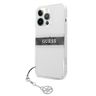 Guess GUHCP13LKB4GGR iPhone 13 Pro / 136,1" Transparent hardcase 4G Grey Strap Charm na NearMe.pl