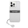 Guess GUHCP13LKB4GGR iPhone 13 Pro / 136,1" Transparent hardcase 4G Grey Strap Charm na NearMe.pl