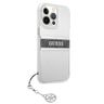 Guess GUHCP13LKB4GGR iPhone 13 Pro / 136,1" Transparent hardcase 4G Grey Strap Charm na NearMe.pl