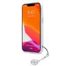 Guess GUHCP13LKB4GGR iPhone 13 Pro / 136,1" Transparent hardcase 4G Grey Strap Charm na NearMe.pl