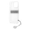 Guess GUHCP13LKB4GGR iPhone 13 Pro / 136,1" Transparent hardcase 4G Grey Strap Charm na NearMe.pl
