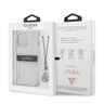 Guess GUHCP13LKB4GGR iPhone 13 Pro / 136,1" Transparent hardcase 4G Grey Strap Charm na NearMe.pl