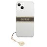 Guess GUHCP13MKB4GBR iPhone 13 / 14 / 156.1" Transparent hardcase 4G Brown Strap Charm na NearMe.pl