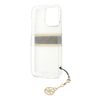 Guess GUHCP13LKB4GBR iPhone 13 Pro / 136,1" Transparent hardcase 4G Brown Strap Charm na NearMe.pl