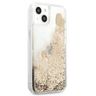 Guess GUHCP13MGLHFLGO iPhone 13 / 14 /15 6.1" gold/złoty hardcase Glitter Charms na NearMe.pl