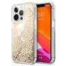 Guess GUHCP13LGLHFLGO iPhone 13 Pro / 136,1" gold/złoty hardcase Glitter Charms na NearMe.pl