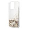 Guess GUHCP13LGLHFLGO iPhone 13 Pro / 136,1" gold/złoty hardcase Glitter Charms na NearMe.pl