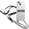 Guess GUHCP13SKC4GBSI iPhone 13 mini5,4" Transparent hardcase 4G Grey Strap Silver Chain na NearMe.pl