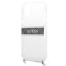 Guess GUHCP13MKC4GBSI iPhone 13 / 14 /15 6.1" Transparent hardcase 4G Grey Strap Silver Chain na NearMe.pl