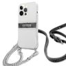 Guess GUHCP13LKC4GBSI iPhone 13 Pro / 136,1" Transparent hardcase 4G Grey Strap Silver Chain na NearMe.pl