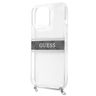 Guess GUHCP13LKC4GBSI iPhone 13 Pro / 136,1" Transparent hardcase 4G Grey Strap Silver Chain na NearMe.pl