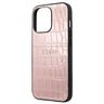 Guess GUHCP13XPCRBPI iPhone 13 Pro Max6,7" różowy/pink Croco Strap Collection na NearMe.pl