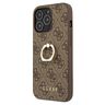 Guess GUHCP13L4GMRBR iPhone 13 Pro / 136,1" brązowy/brown hardcase 4G with ring stand na NearMe.pl