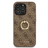 Guess GUHCP13L4GMRBR iPhone 13 Pro / 136,1" brązowy/brown hardcase 4G with ring stand na NearMe.pl