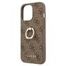 Guess GUHCP13L4GMRBR iPhone 13 Pro / 136,1" brązowy/brown hardcase 4G with ring stand na NearMe.pl