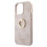Guess GUHCP13L4GMRPI iPhone 13 Pro / 136,1" różowy/pink hardcase 4G with ring stand na NearMe.pl