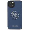 Guess GUHCP13SSA4GSBL iPhone 13 mini5,4" niebieski/blue hardcase Saffiano 4G Metal Logo na NearMe.pl