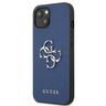 Guess GUHCP13MSA4GSBL iPhone 13 / 14 /15 6.1" niebieski/blue hardcase Saffiano 4G Metal Logo na NearMe.pl