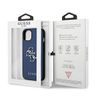 Guess GUHCP13MSA4GSBL iPhone 13 / 14 /15 6.1" niebieski/blue hardcase Saffiano 4G Metal Logo na NearMe.pl
