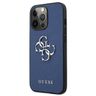 Guess GUHCP13LSA4GSBL iPhone 13 Pro / 13 6,1" niebieski/blue hardcase Saffiano 4G Metal Logo na NearMe.pl