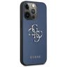 Guess GUHCP13LSA4GSBL iPhone 13 Pro / 13 6,1" niebieski/blue hardcase Saffiano 4G Metal Logo na NearMe.pl