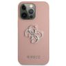 Guess GUHCP13LSA4GSPI iPhone 13 Pro / 136,1" różowy/pink hardcase Saffiano 4G Metal Logo na NearMe.pl