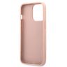Guess GUHCP13LSA4GSPI iPhone 13 Pro / 136,1" różowy/pink hardcase Saffiano 4G Metal Logo na NearMe.pl