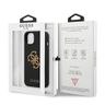 Guess GUHCP13SLS4GGBK iPhone 13 mini5,4" czarny/black hard case Silicone 4G Logo na NearMe.pl