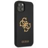 Guess GUHCP13MLS4GGBK iPhone 13 / 14 /15 6.1" czarny/black hard case Silicone 4G Logo na NearMe.pl