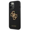Guess GUHCP13LLS4GGBK iPhone 13 Pro / 136,1" czarny/black hard case Silicone 4G Logo na NearMe.pl